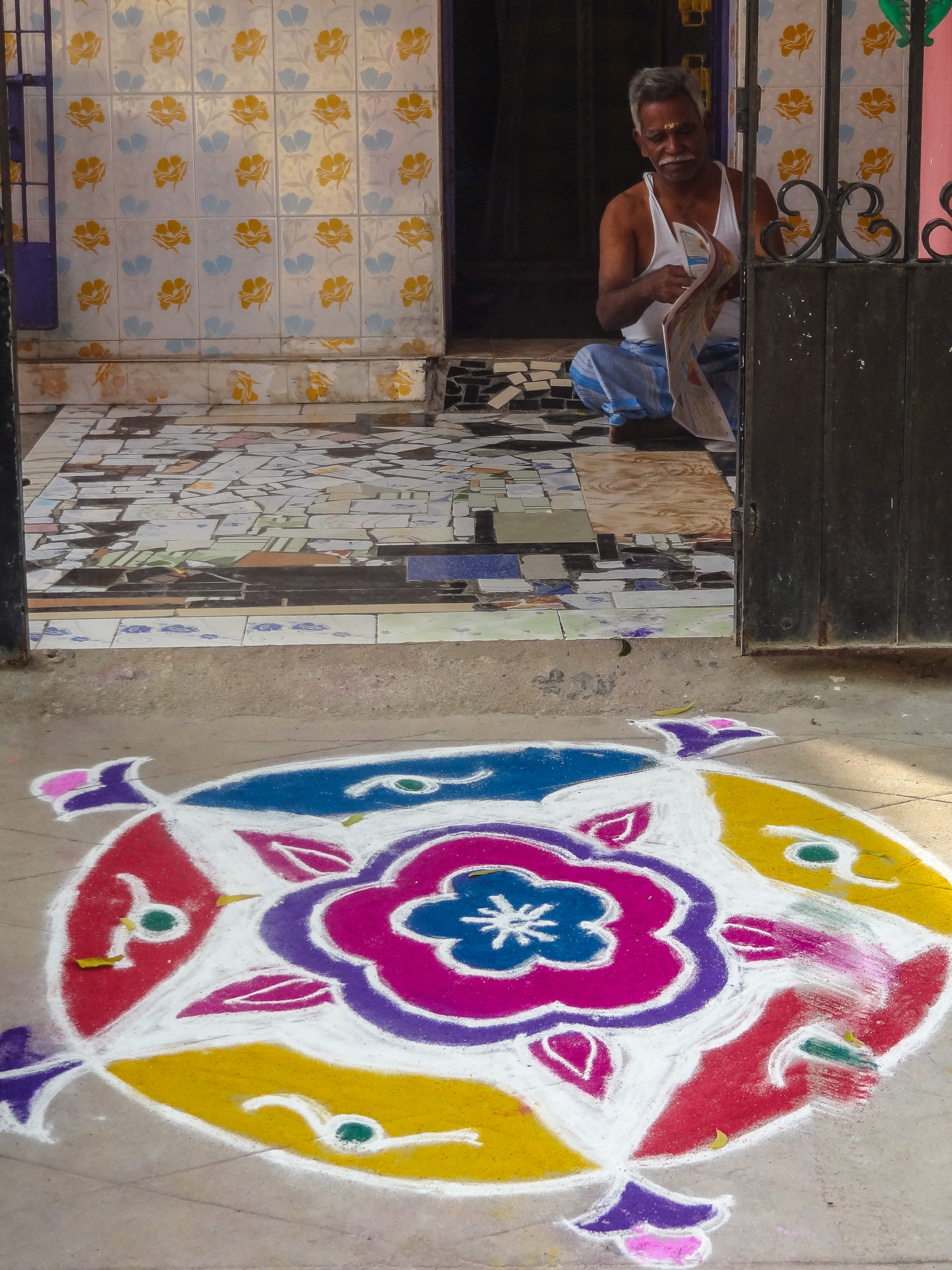 Mandala in Kanchipuram